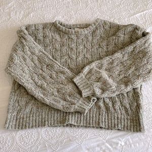 Super extra soft crop top sweater.